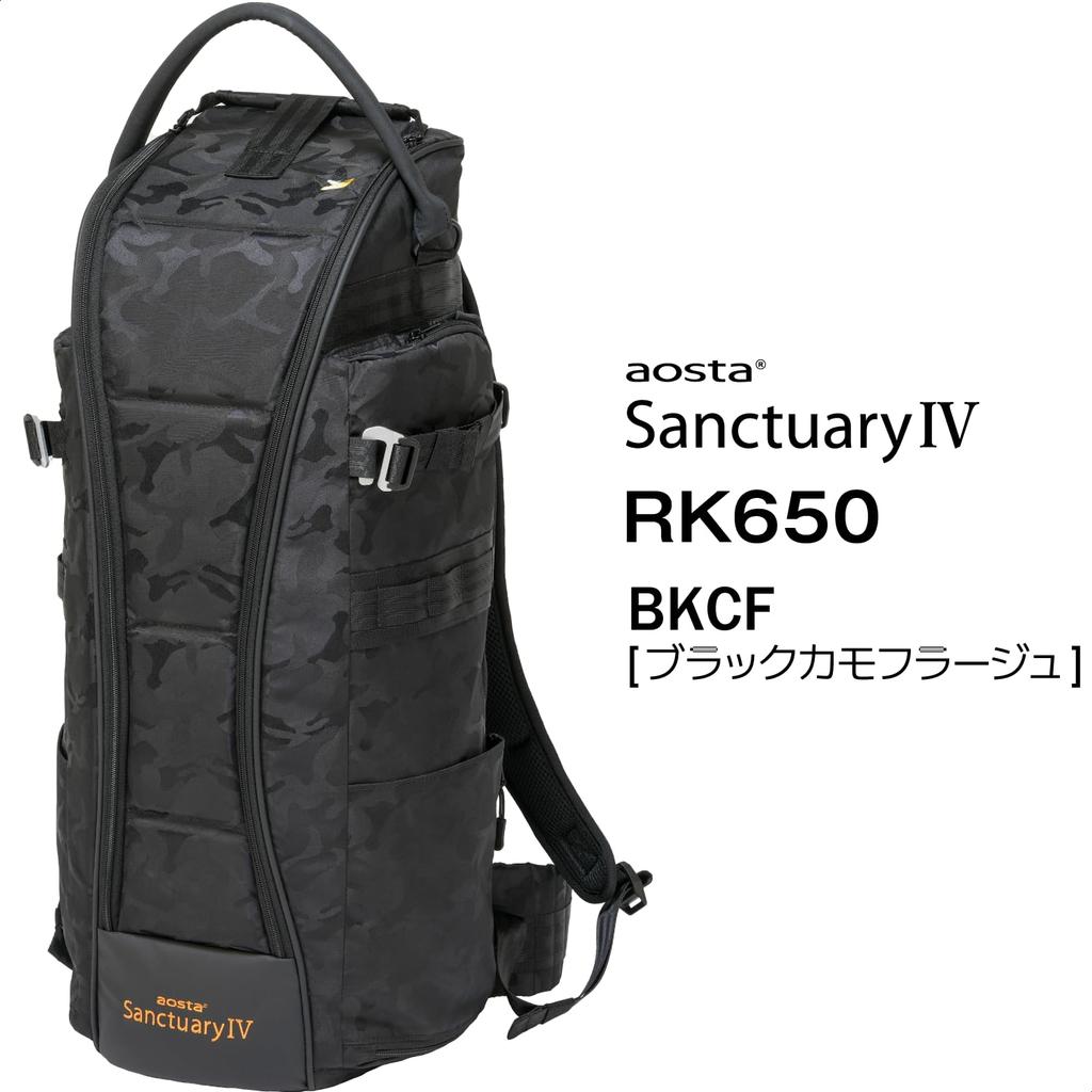 Рюкзак для камеры, совместимый со сверхтелеобъективом, aosta Sanctuary IV RK650 BKCF, совместимый с системой MOLLE, Черный камуфляж [Kenko] AOC-ST4RK650BKCF