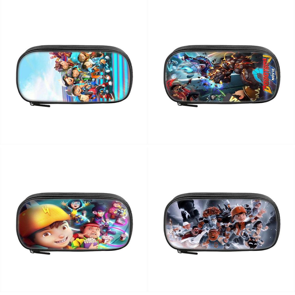 Пенал Boboiboy для детей, нейлоновая сумка для хранения с мультяшным дизайном