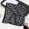 New small square scarf women's versatile spring, autumn and winter cotton scarf warm silk scarf foreign fashion lace-up scarf headscarf
