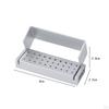Burs Holder Sturdy with Open Flip Cover Aluminum Opening Box Case Block
