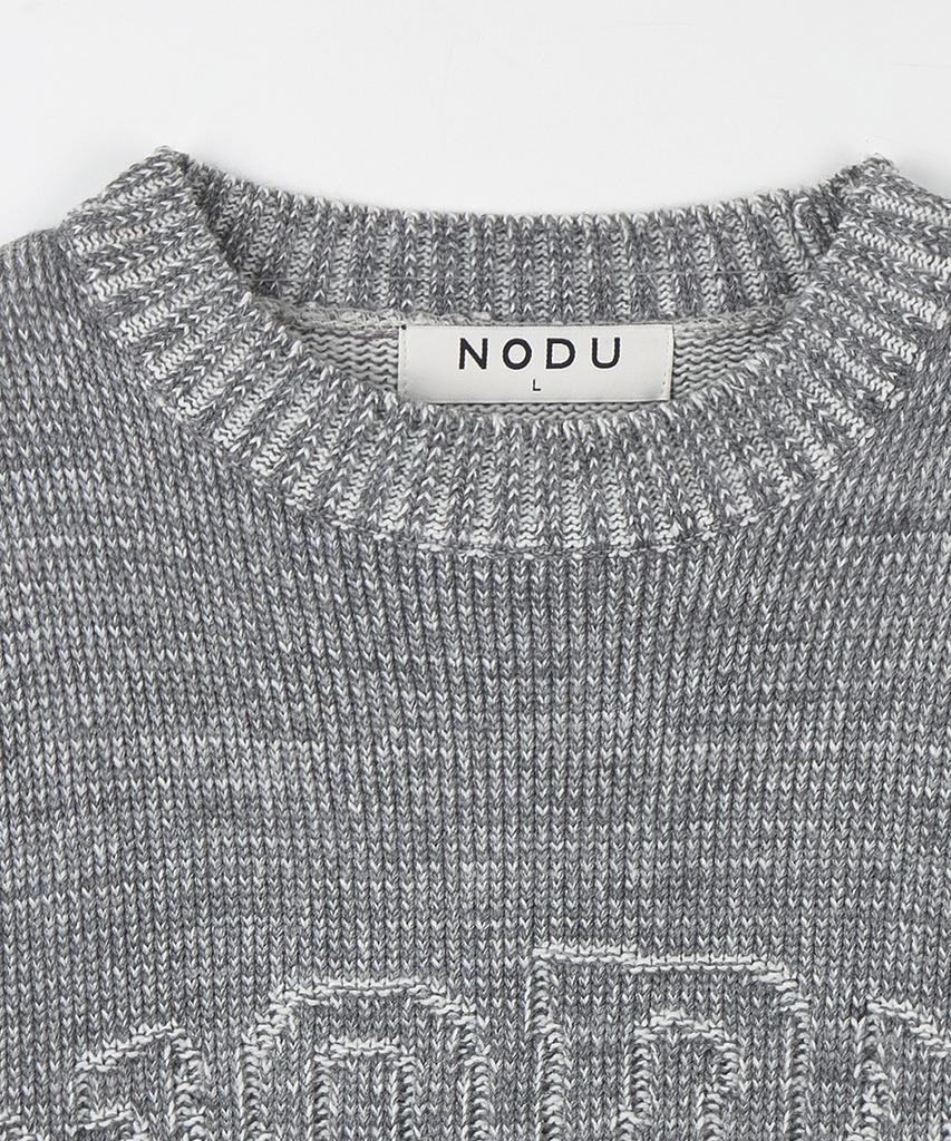 Кольцо с логотипом NODU Круговая вязка [Серый]