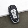 Чехол-брелок из ТПУ и кожи для ключа-брелка Ford Figo Mondeo 5 Ecosport Fiesta Mk8 Everest Ranger F150 Kuga Fusion Escort