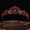 Rhinestone Baroque Pageant Crowns Cake Decorations Bridal Wedding Crowns  for Women