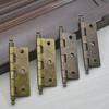 Durable Bronze Vintage Hinge Easy To Install Crown Head Zinc Zinc Alloy Iron Hinge Toy Houses
