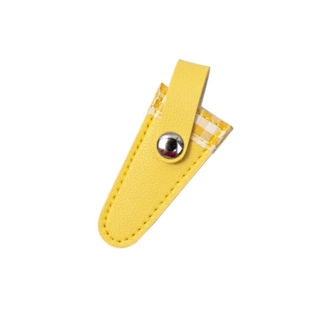 Embroidery Scissors Sheath Color Lattice Scissors Protective Cover Protect Sewing Scissor Sheath Portable Trimming Tool