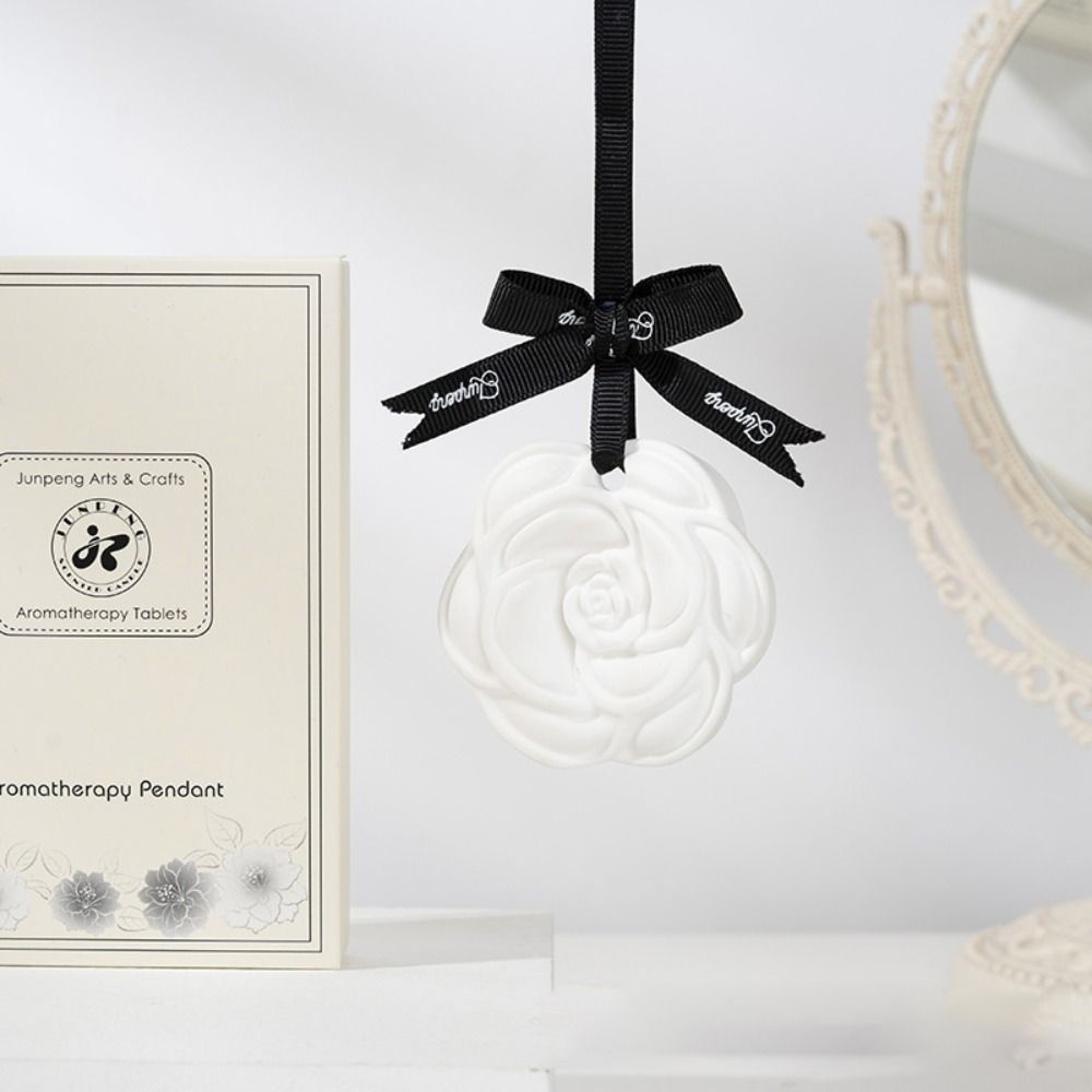 Cherry Blossom Plaster Car Perfume Pendant Gypsum Air Freshener Pendant Aromatherapy Wax Tablets