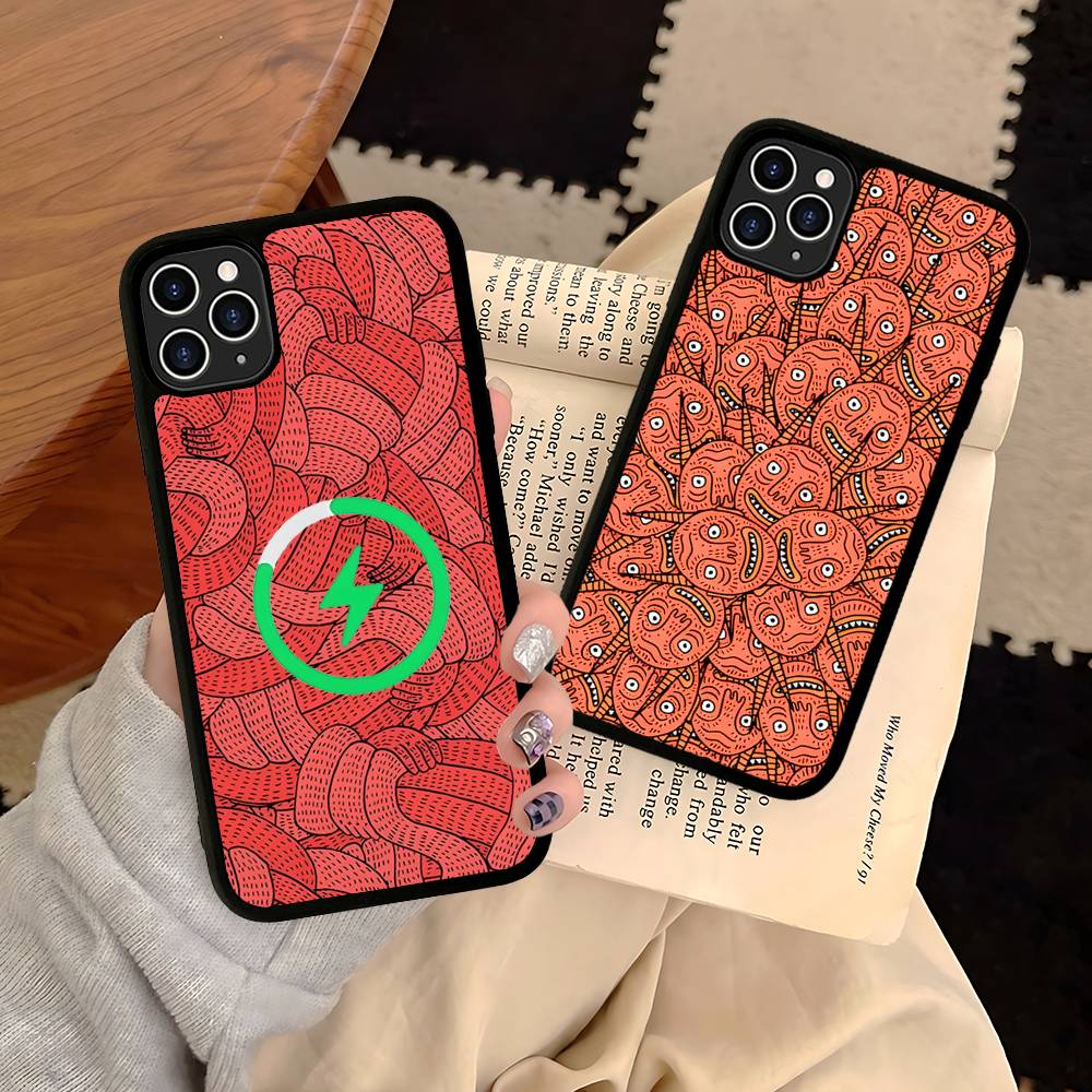 Магнитный чехол для телефона с принтом Polly Nor Для IPhone 17 Pro Max 16 15 14 Plus 13 12 11 Pro Max Для обложки Magsafe