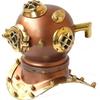 Миниатюрный шлем для дайвинга Marine Divers, изготовленный вручную, с рождественским медным покрытием в стиле ВМС США