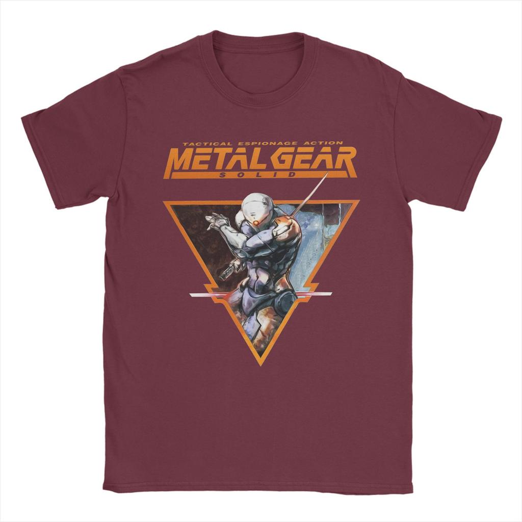 Metal Gear Solid Gray Fox T Shirts for Men 100% Cotton Funny T-Shirts Round Collar Tees Short Sleeve Clothing Plus Size