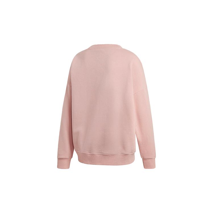 Adidas Originals Sweatshirts Women's Vibrant Pink Crew Neck Moderate EC0746