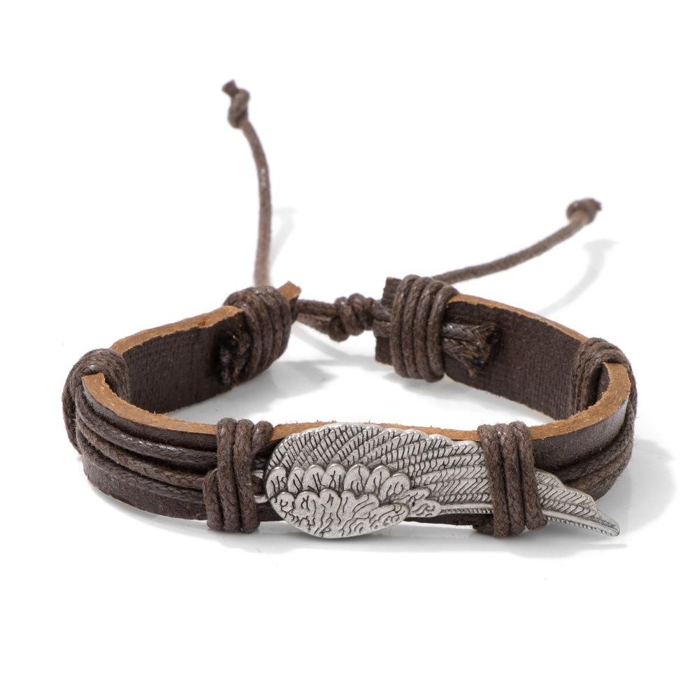 JYL TS Bracelet Men's Volcanic Stone Crown Set Bold Enhances Authority And Luck