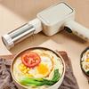 Handheld Pasta Maker Machine with 5 Molds Noodle Maker Machine Automatic Electric Stainless Steel Noodle Maker Kitchen Tools