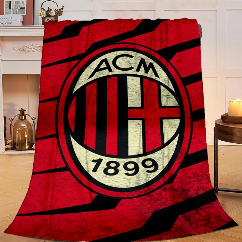 1PC 1909 Football Club Flannel Blanket Gift, Suitable for Both Men And Women, Soft Ideal for Beds And Sofa, Birthday Or Christmas Gift