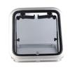 410x410mm Boat Ventilation Hatch Window Square Push Out Deck Porthole Skylights Escape Window for 3‑23mm Thickness
