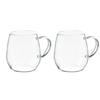 HARIO Round Mug Set of 2 360ml Coffee Tea Glass Microwave and Dishwasher Safe Heat Resistant Glass Made In Japan RDM-1824