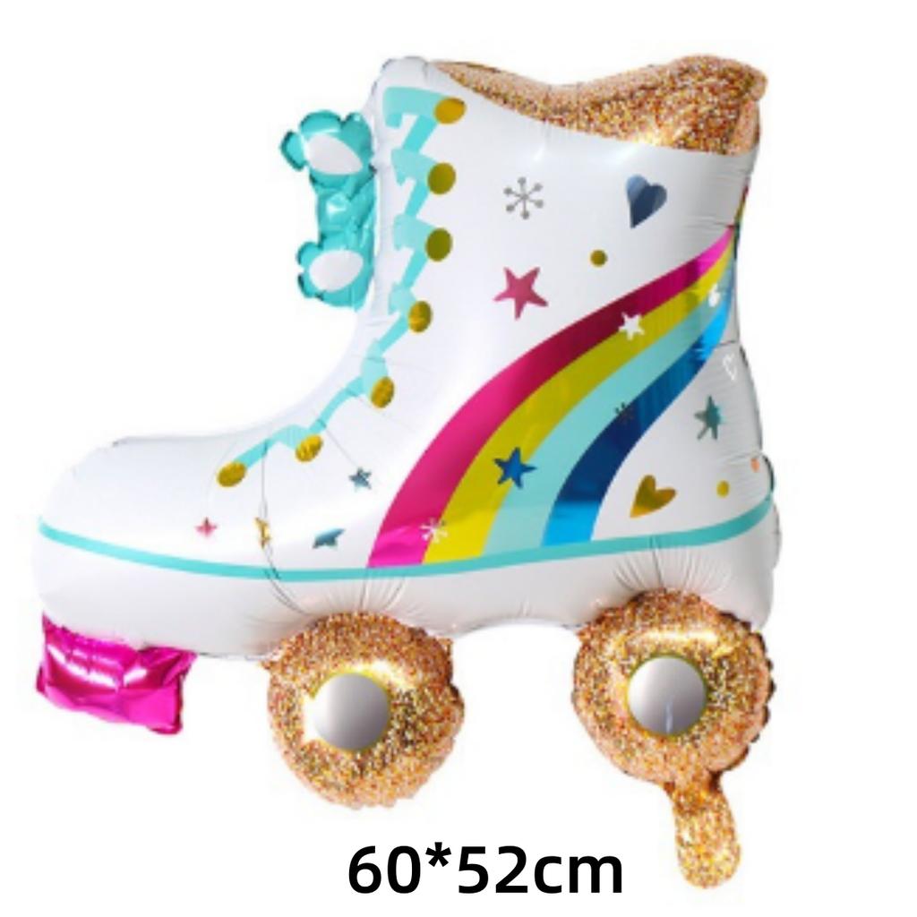 Ярко-розовый воздушный шар, гирлянда, арка, радио, роликовые коньки, дискотека, фольгированные шары для свадьбы, дня рождения, вечерние украшения для девочек