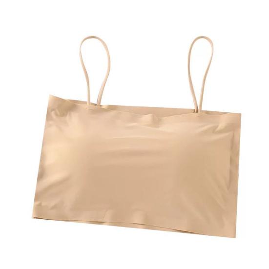 Bandeau Crop Beautify The Back Around The Chest Strap Thin Shoulder Strap Anti-light Underwear