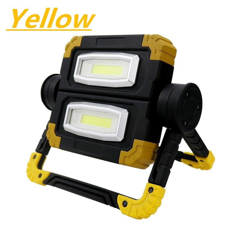 Waterproof Portable LED Flood Lights Work Light for Outdoor Camping Hiking Not Included Battery