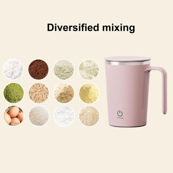 Автоматическая кружка для смешивания с крышкой, эффективная зарядка, многофункциональный кофейный протеиновый коктейль, перемешивание, товары для дома
