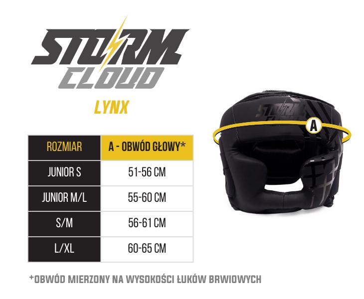Stormcloud Lynx Boxing Helmet Black/Black S/M
