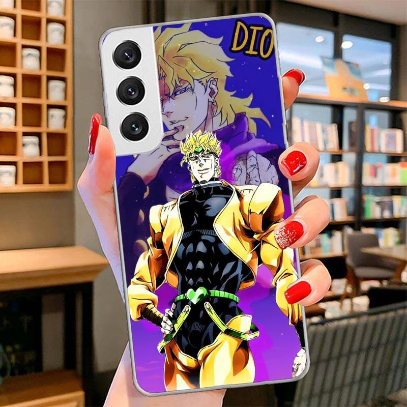 Чехол для телефона JoJo's Bizarre Adventure Дио для Samsung Galaxy S26 S25 Edge S24 Ultra S23 S22 Plus S21 S20 FE Мягкий чехол-бампер
