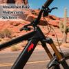 Мотоциклетные наклейки 5 штук водонепроницаемые на раму велосипеда крутые наклейки устойчивые к погодным условиям мотоциклетные наклейки для скутера мотокросса гонок