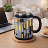 3D Toolbox Design Coffee Cup Stainless Steel Water Cup Funny Mechanic Mug  Gifts for Men