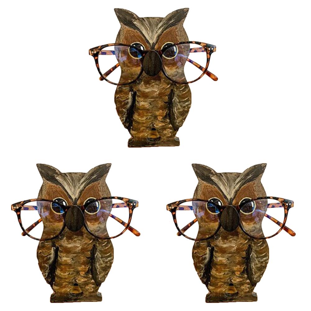 1/3 шт. Милый держатель для очков в виде животного, мультяшный кот, лиса, ленивец, собака, подставка для очков, витрина, декор для дома, офиса, стола