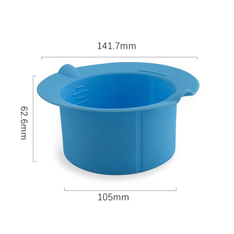 Wax Warmer Replacement Pot Heat-Resisting Silicone Bowls Non-Stick Pan Liner Easy Clean Hair Removal Melting Waxing Bowls