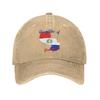 Paraguay Flag Trucker Hat Merch For Unisex Baseball Caps  Vintage Wear Sun Caps Adjustable