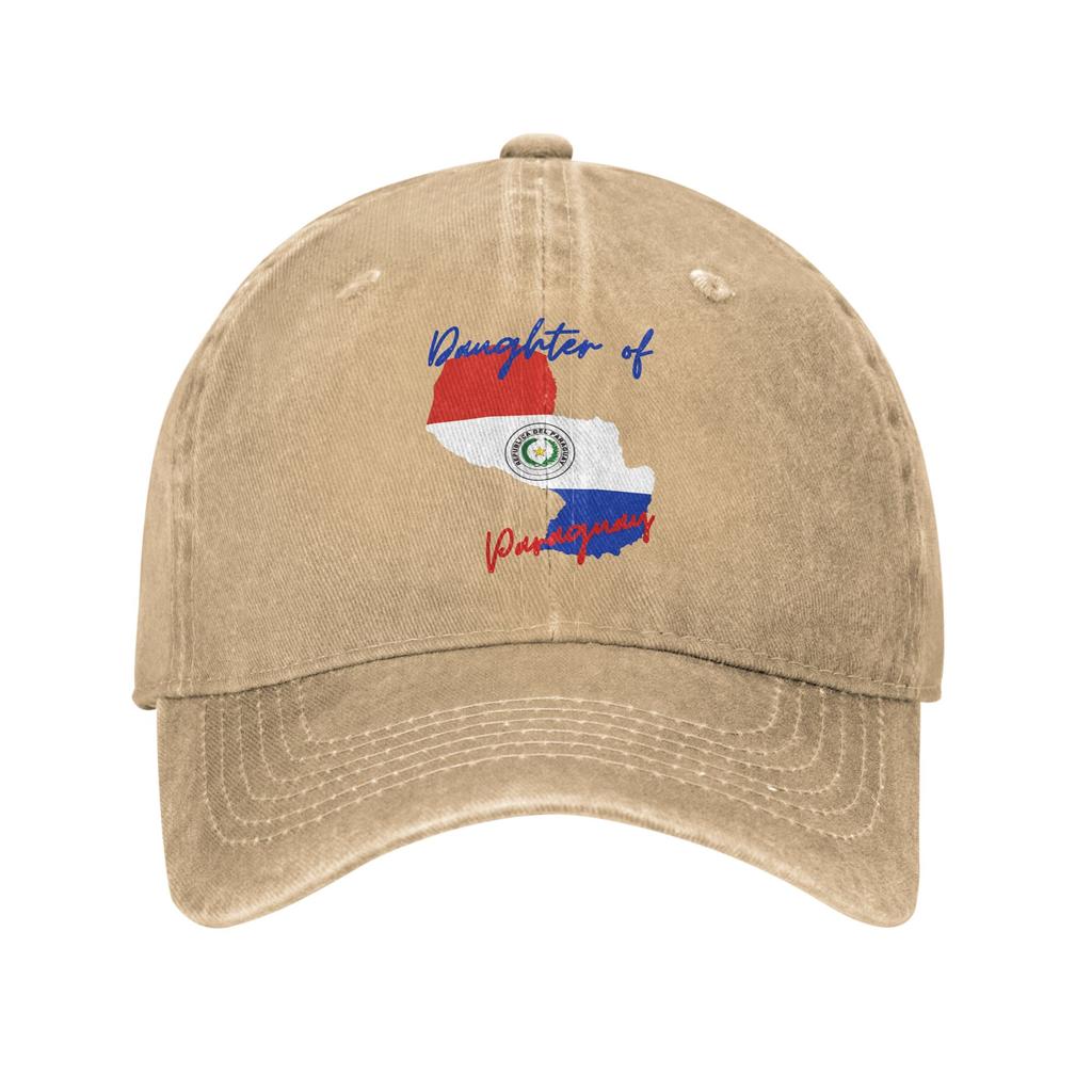 Paraguay Flag Trucker Hat Merch For Unisex Baseball Caps Vintage Wear Sun Caps Adjustable