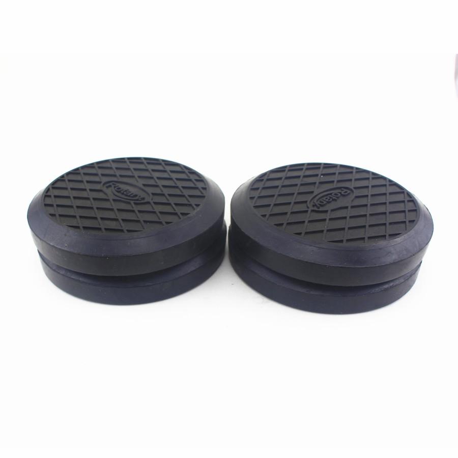 4x Круглая 125 мм Сверхпрочная подъемная подушка Универсальная резиновая накладка на рычаг для авто-грузового подъемника