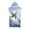 Fabric Bath Towel Hooded Swimming Bathrobe Surf Poncho Beach Towel  Cape Surfing