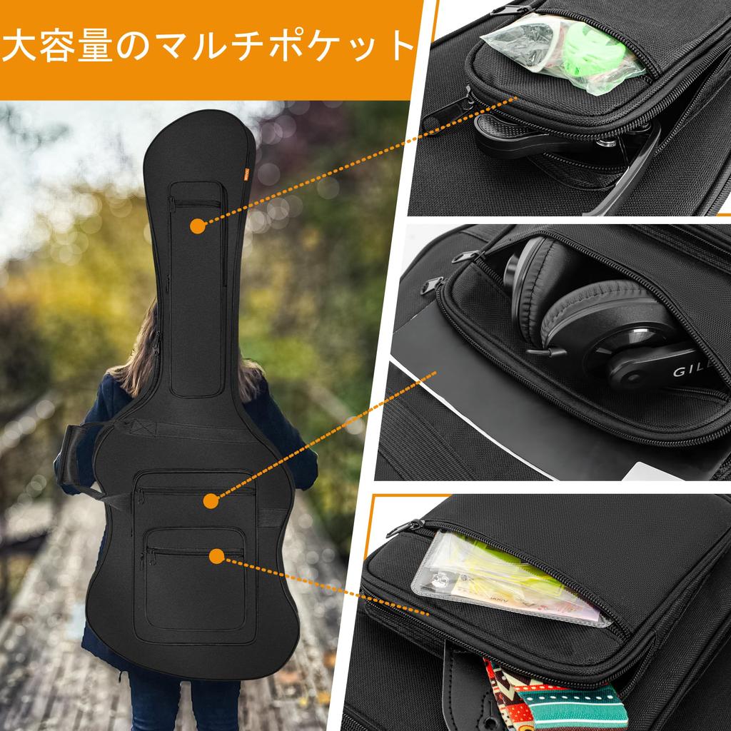 IBVIVIC электрическая басовая база мягкая бас-гитара бас Gig 10 мм плечо большой абразивный черный чехол, чехол, чехол, чехол, легкий, сумка, губка, сумка,