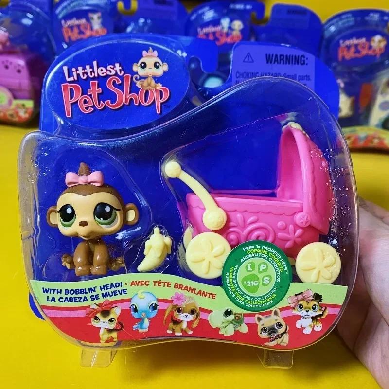 Новые куклы-сюрпризы Новые товары Littlest Pet Shop В магазин Q Pet House Куклы-животные Дисплей Модные куклы на ручном приводе