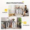 Dog Crate Furniture for Large Dogs, Double Dog Cage for Small Dogs