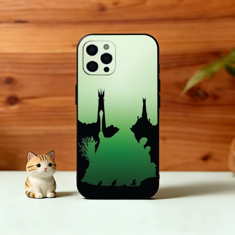 Чехол для телефона Lrd TV of Rngs Для iPhone 17, 16, 15, 14, 13, 12, 11 Plus, Pro Max, Другие Мягкий Черный Чехол