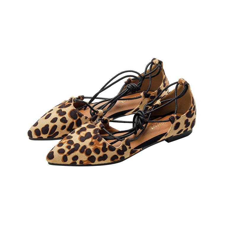 Модная сексуальная гладиаторская летняя обувь с перекрестной шнуровкой, женские балетки с вырезом и острым носком на плоской подошве, на шнуровке, в римском стиле, большой размер 43