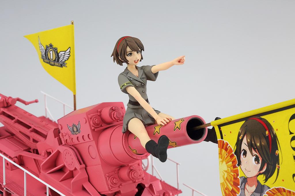 Hasegawa Happy Egg Girls Рей Хасуми 54 см Мортира Карл Пластиковая Модель SP370 1/24 № 1 с 1/72 Самоходная