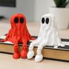 Hand-Painted Ghost Joint Figurines Mini Ghost Statue 3D Printed Ghost Ornament  Desktop Display