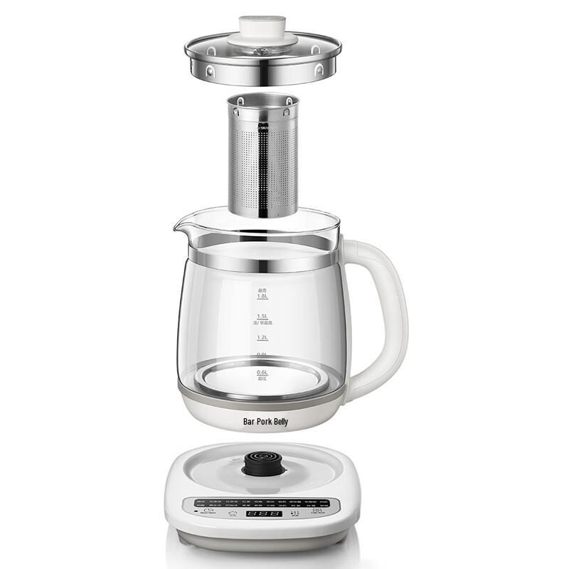 Bear 1.8L Multifunction Glass Health Kettle CN plug (adapter included)