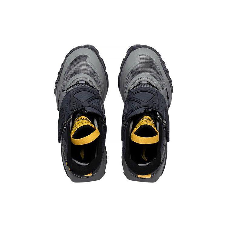 Li Ning CF Su Series Lin Chuan Dream Chasing Theme Высокие спортивные повседневные туфли мужские кроссовки серые черные AGLS151-1