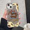 Модный Кошачий Роскошный Зеркало для Макияжа Чехол для Телефона Для IPhone 17e 16e Air Pro Max 17 16 13 11 15 14 12 Животное Funda Противоударный Чехол