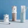 Cute Portable Toothbrush Holder Box Travel Toothbrush Cup Mouthwash Cup Toothpaste Storage Container Bathroom Outdoor Supplies