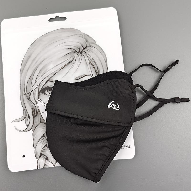 Thin Sunscreen Face Scarf Ventilate Ice Silk Mask Cover Veil Comfortable Eye Protection Gini Golf For Summer Strong Sunshine