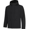Li Ning Solid Color Zipper Hooded Versatile Sports Jacket Men Jacket Black AFDUA07-2