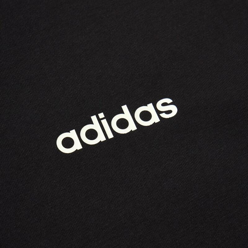 adidas SS25 Мода Удобная Мягкая Универсальная Футболка с Длинным Рукавом Унисекс Топы Черный JL5908