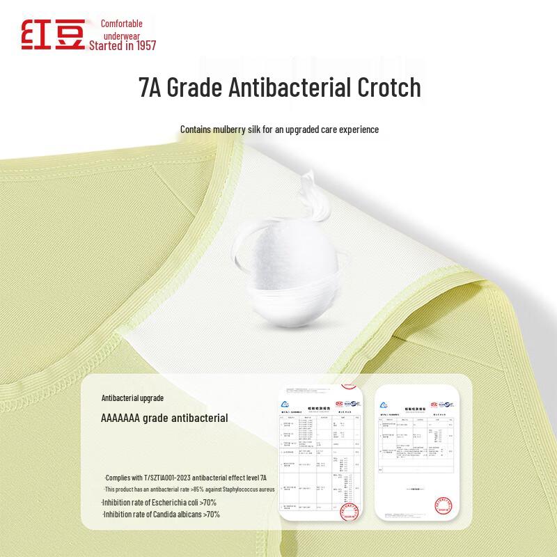 Hodo Women's Cotton Blend High-Waist 7A Antibacterial Briefs Multi-pack