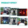 2Pcs Motorcycle LED Lights Universal Motos Dual Color Spotlights 360 Degree Adjustment Auxiliary Fog Light Motorcycle Accessory