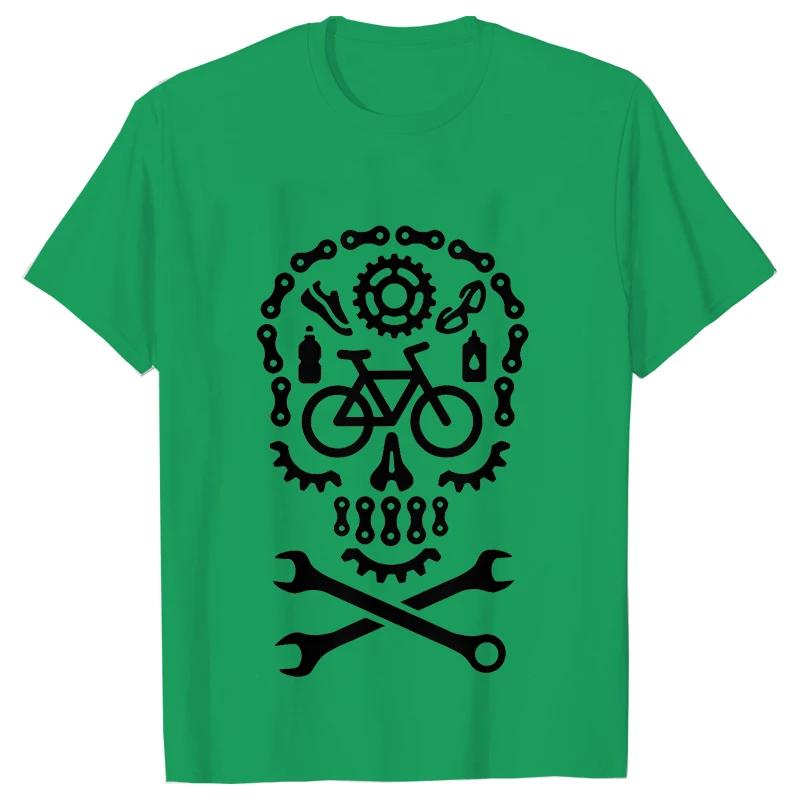 Mountain Bike Funny Unisex Graphic Fashion Men's Clothing Short Sleeve T Shirts O-Neck Harajuku Bicycle Cycling Men T-shirt